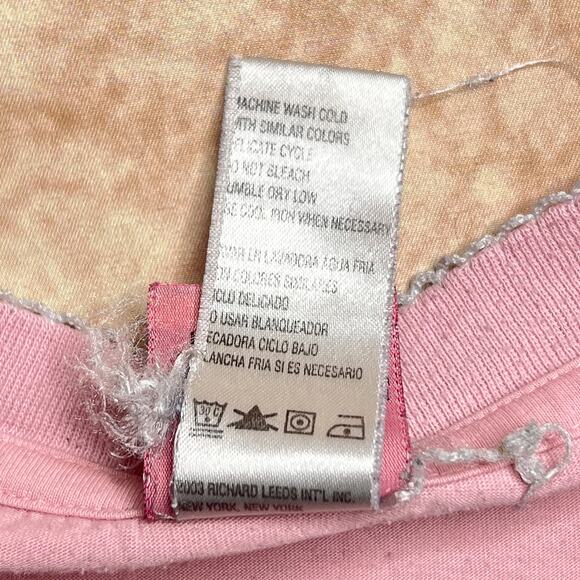 Vintage Y2K Looney Tunes Tweety Bird Embroidered Sleepwear T-Shirt Pink Cartoon - Picture 6 of 9